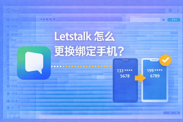 Letstalk 怎么更换绑定手机？